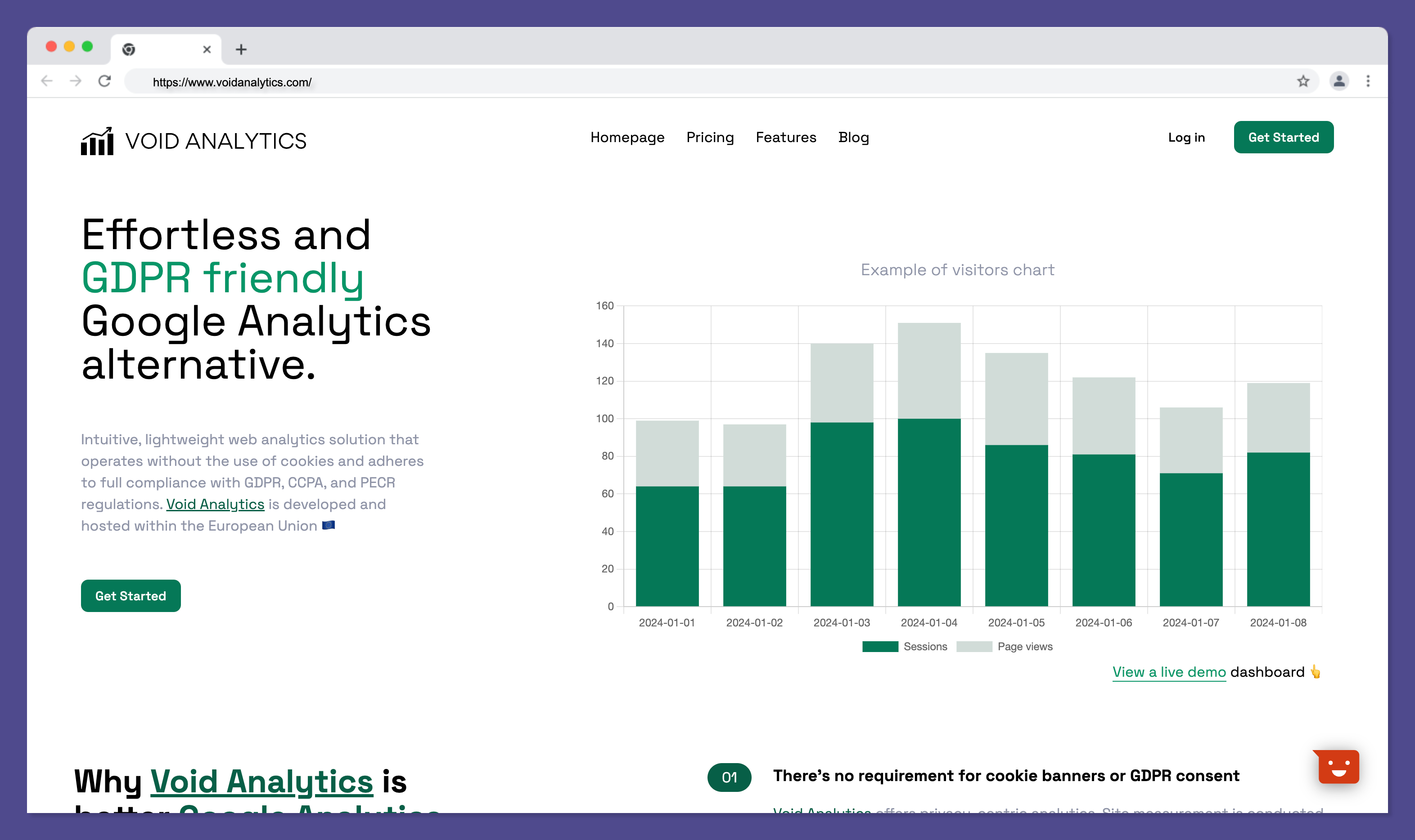 Void Analytics screenshot 1